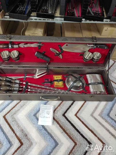 Шашлычный набор в кейсе