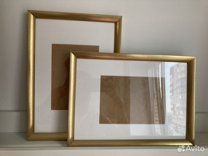 Рамка икеа силверхойден Золото IKEA
