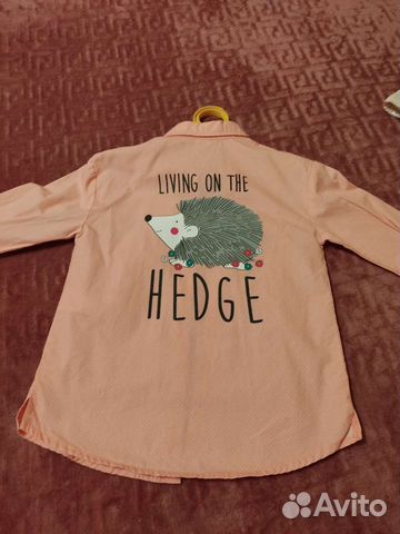 Рубашка для девочки 116 новая