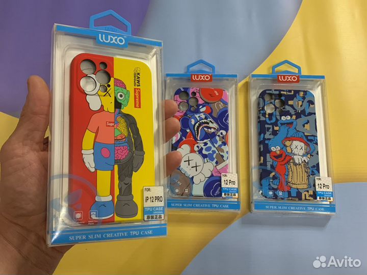 Чехол на iPhone 12 / 12pro / 12promax kaws