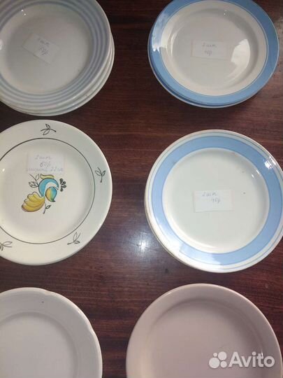 Тарелки мелкие