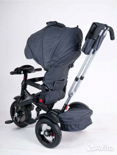 Велосипед коляска с ручкой