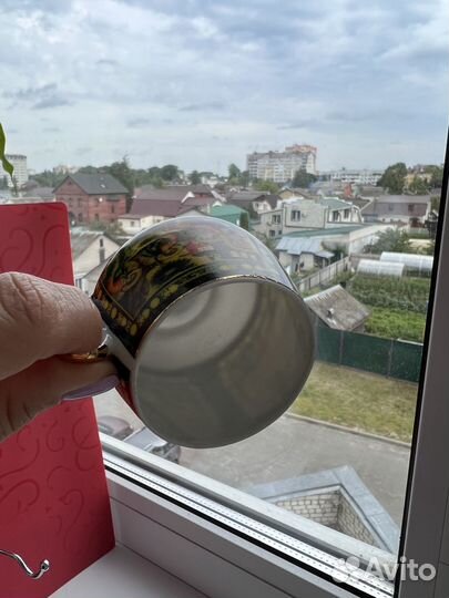 Фарфоровая кофейная пара