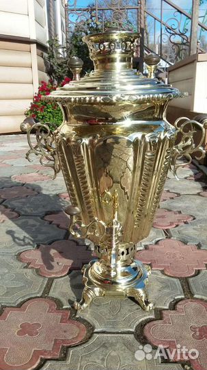 Самовар с венецианскими ручками