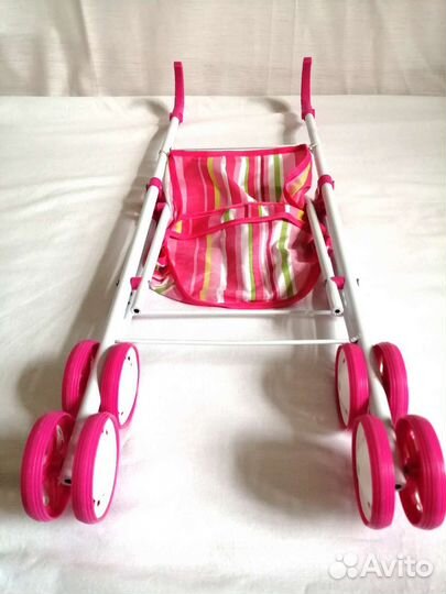 Коляска для кукол прогулочная складная