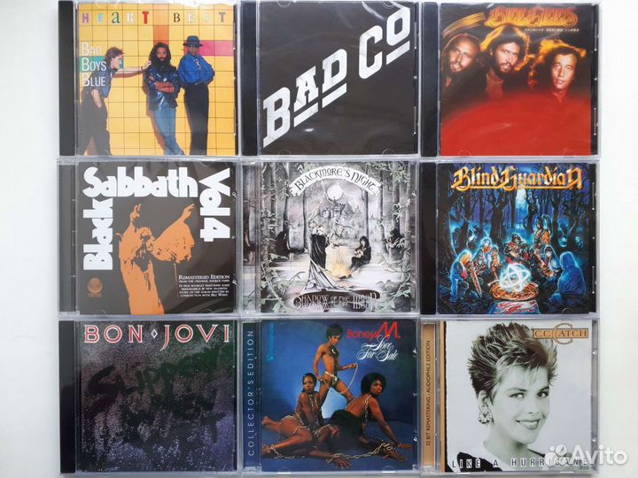 CD диски в большом ассортименте