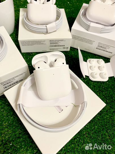 Airpods 2/pro/3/pro 2 + чехол + гарантия