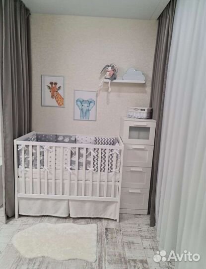 Детская кроватка IKEA сундвик