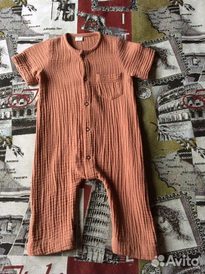 Пакет летних вещей мальчика 6-9 мес