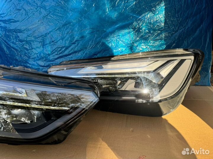 Фары Audi Q5 LED рестайлинг, с блоком бу оригинал