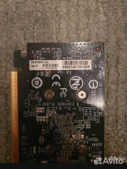 Видеокарта nvidia GeForce GT 1030