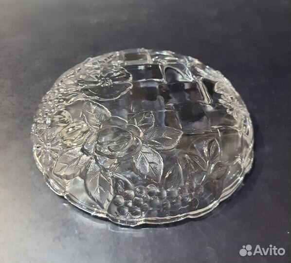 Ваза десертная стекло винтажная СССР