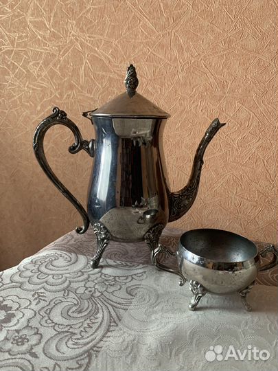 Винтажные кофейник и сахарница СССР