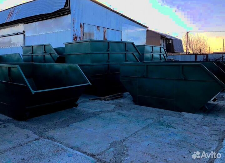 Бункер для мусора, контейнер 8 м3. Арт 23413