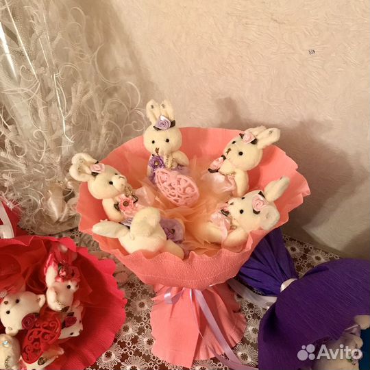 Букет из мягких игрушек
