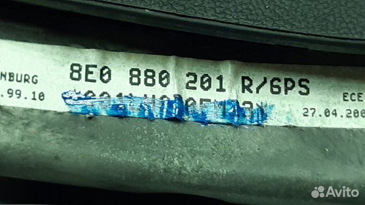 Подушка безопасности в рулевое колесо Audi A4 B6