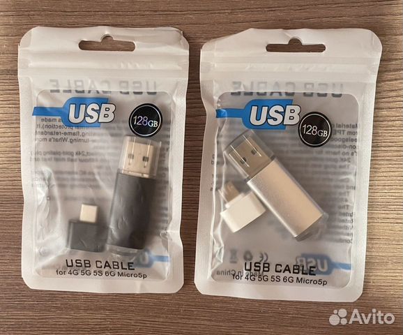 Флешка USB 2.0/Type-C или Micro USB 128gb объявление продам