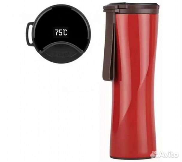 Термокружка Kiss Kiss Fish oled красная