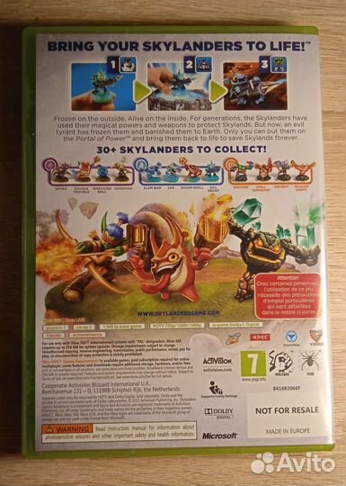 Диск Skylanders Xbox 360
