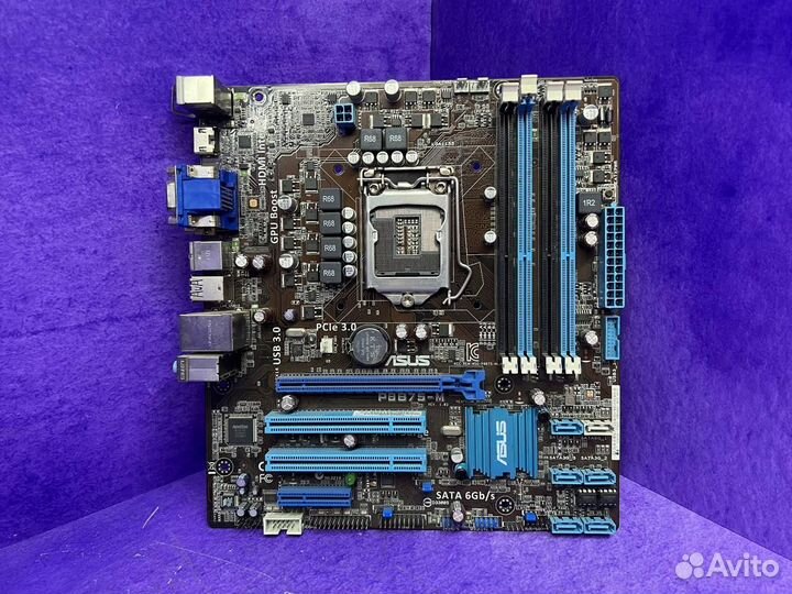 Материнская плата 1155 asus B75