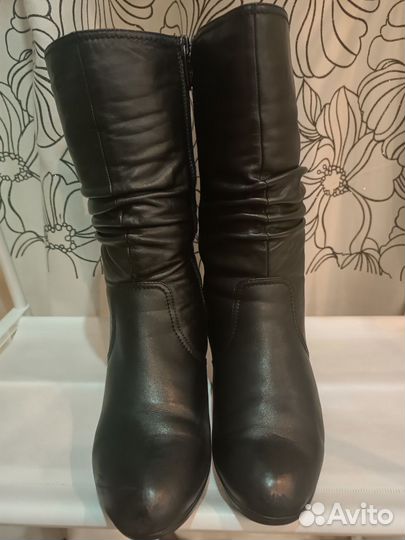 Сапоги женские натуральная кожа 40 размер