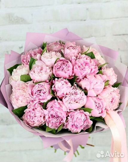 Пионы Букет пионов
