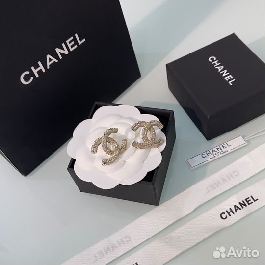 Серьги chanel