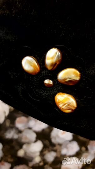 Сумка винтаж, зима,чёрная,мех