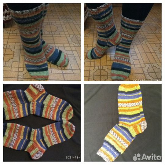 Шерстяные носки