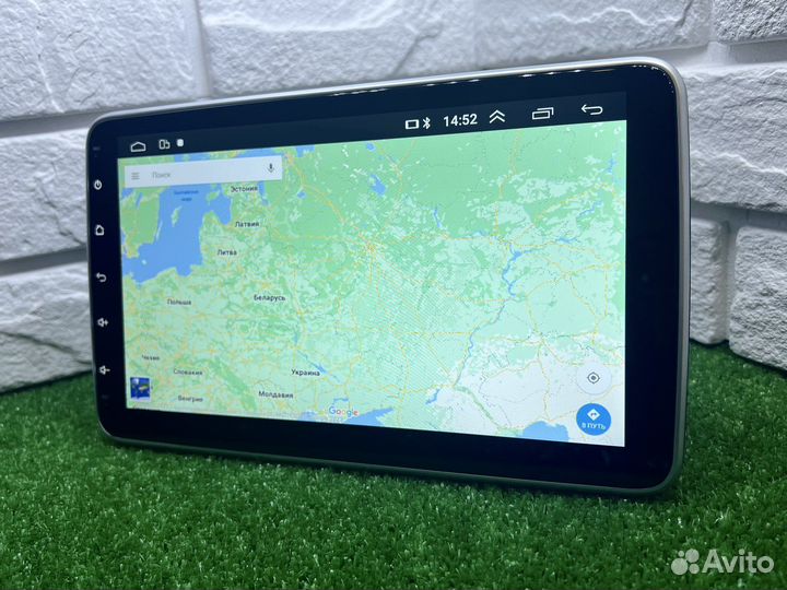 Автомагнитола 1DIN 10” с поворотным экраном