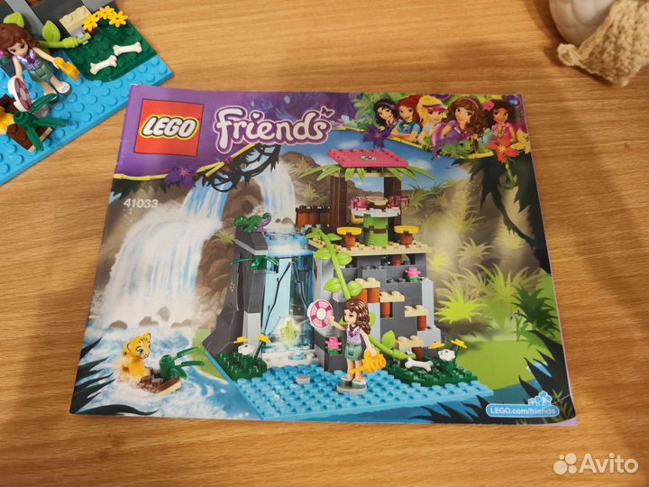 Lego friends спасение тигрёнка у водопада