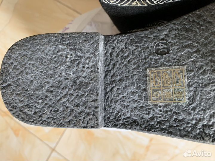 Сапоги войлочные