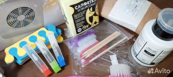 Набор для маникюра и наращивания ногтей