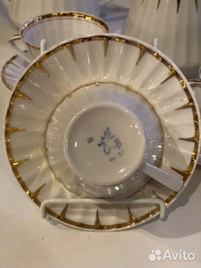 Сервиз части Вербилки костяной фарфор