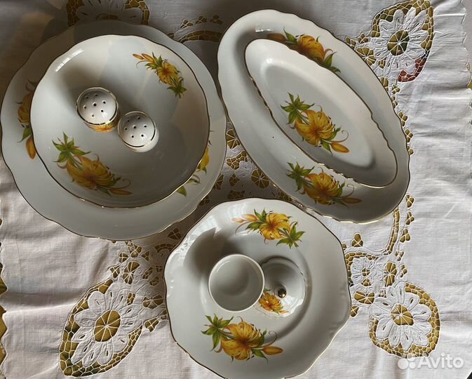 Предметы столового сервиза 