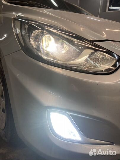 Тюнинг фар Hyundai Solaris