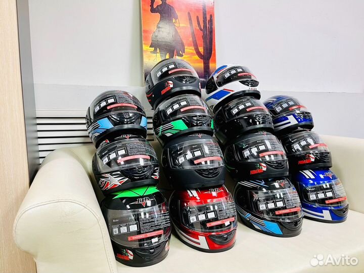 Шлем для Мотоцикла - Мопеда - Квадроцикла