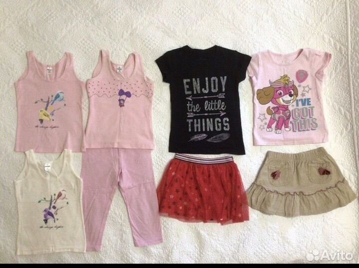 Вещи пакетом на девочку 3-4 год