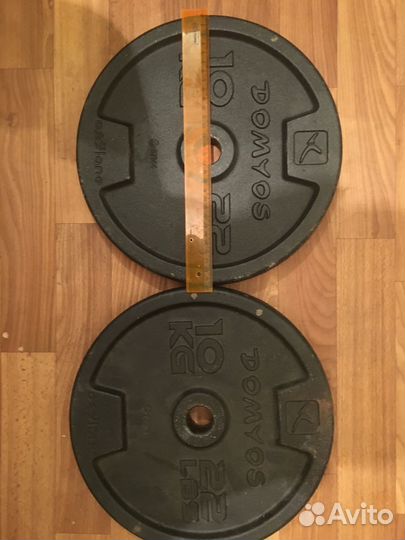 Новые блины для штанги 10; 15 кг. Цена за пару