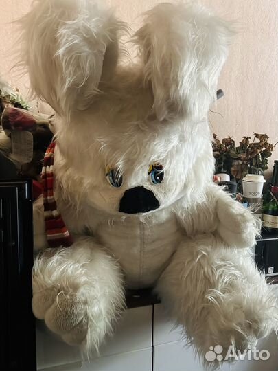 Мягкая игрушка заяц (1 м высота)