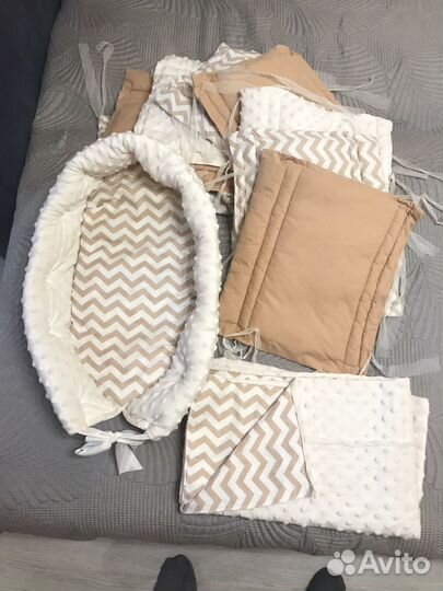 Бортики в детскую кроватку бу