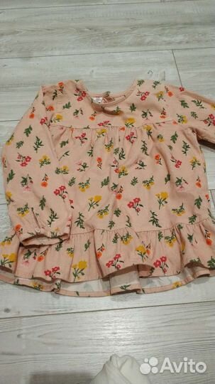 Рубашка вельветовая для девочки 104-110 р