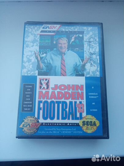 Картридж для Sega madden 93