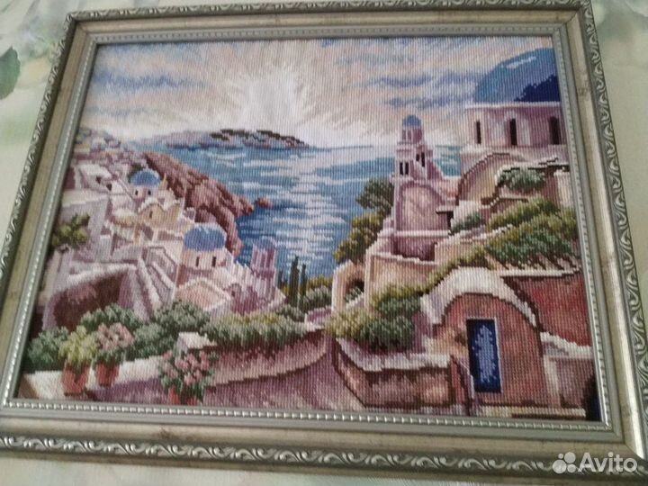Картина вышитая крестом