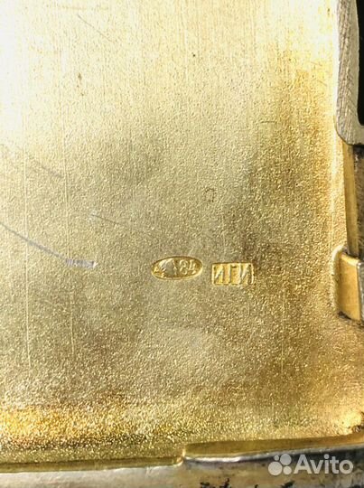 Портсигар. Сумочка. Серебро 84 проба 154.16 грамм