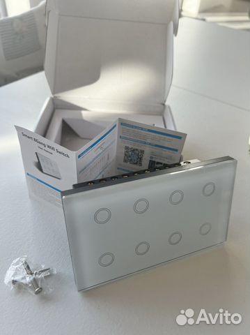 Умный сенсорный настенный выключатель с Wi-Fi