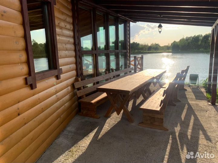 Аренда беседки у озера