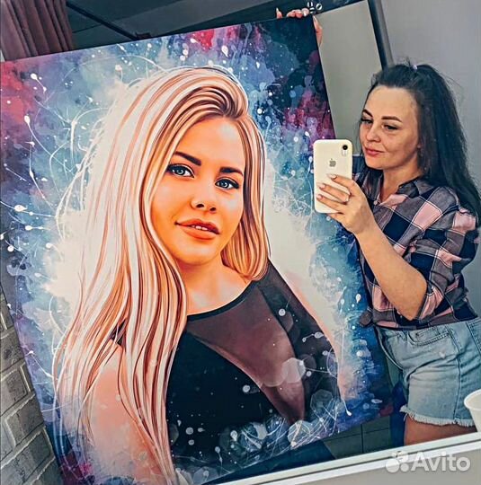 Портрет на холсте 60х80