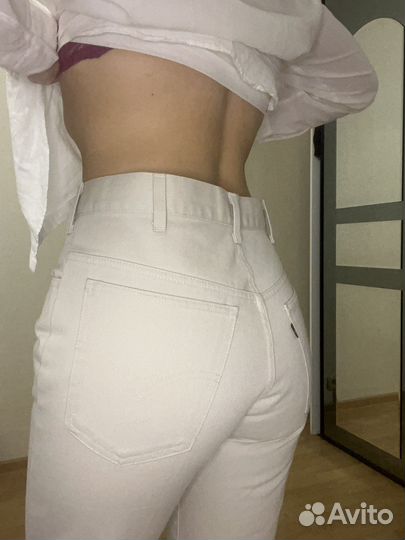 Джинсы levis бежевые женские