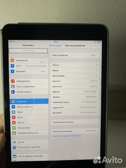 iPad mini 1 32Gb без сим